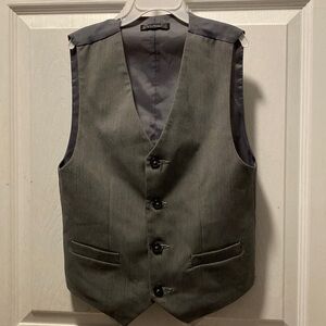 Boys Grey Vest Size 10